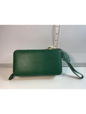 Pandora Green Leather Mistletoe Jewelry Travel Case Limited Edition